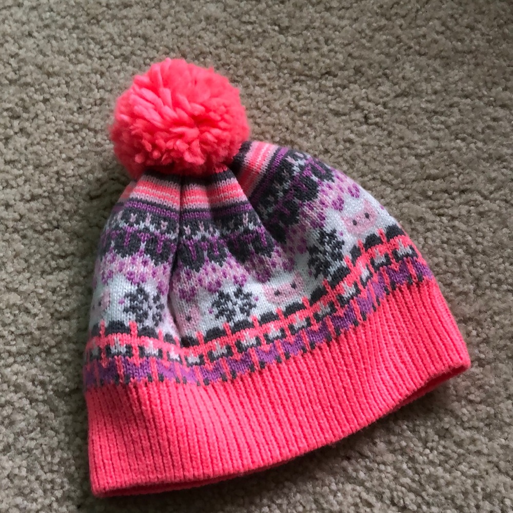 EUC -Gymboree pom beanie - maybe worn once